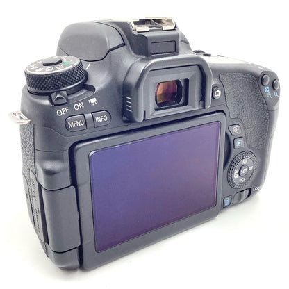 【全額返金保証】【最速発送】Canon デジタル一眼 EOS 8000D ボディ ブラック 美品 動作確認済