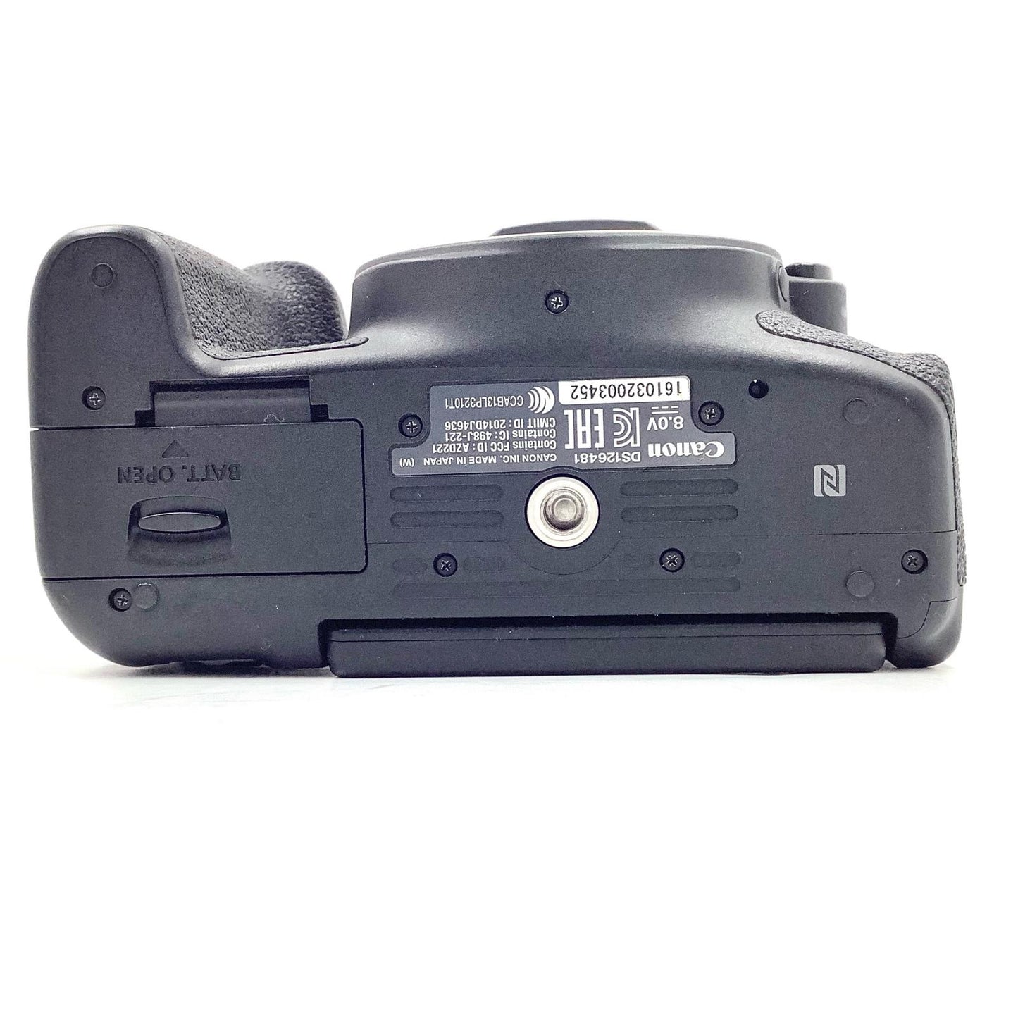【全額返金保証】【最速発送】Canon デジタル一眼 EOS 8000D ボディ ブラック 美品 動作確認済