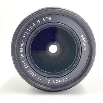 【全額返金保証】【最速発送】Canon EF-S18-55mm F3.5-5.6 IS STM 動作確認済