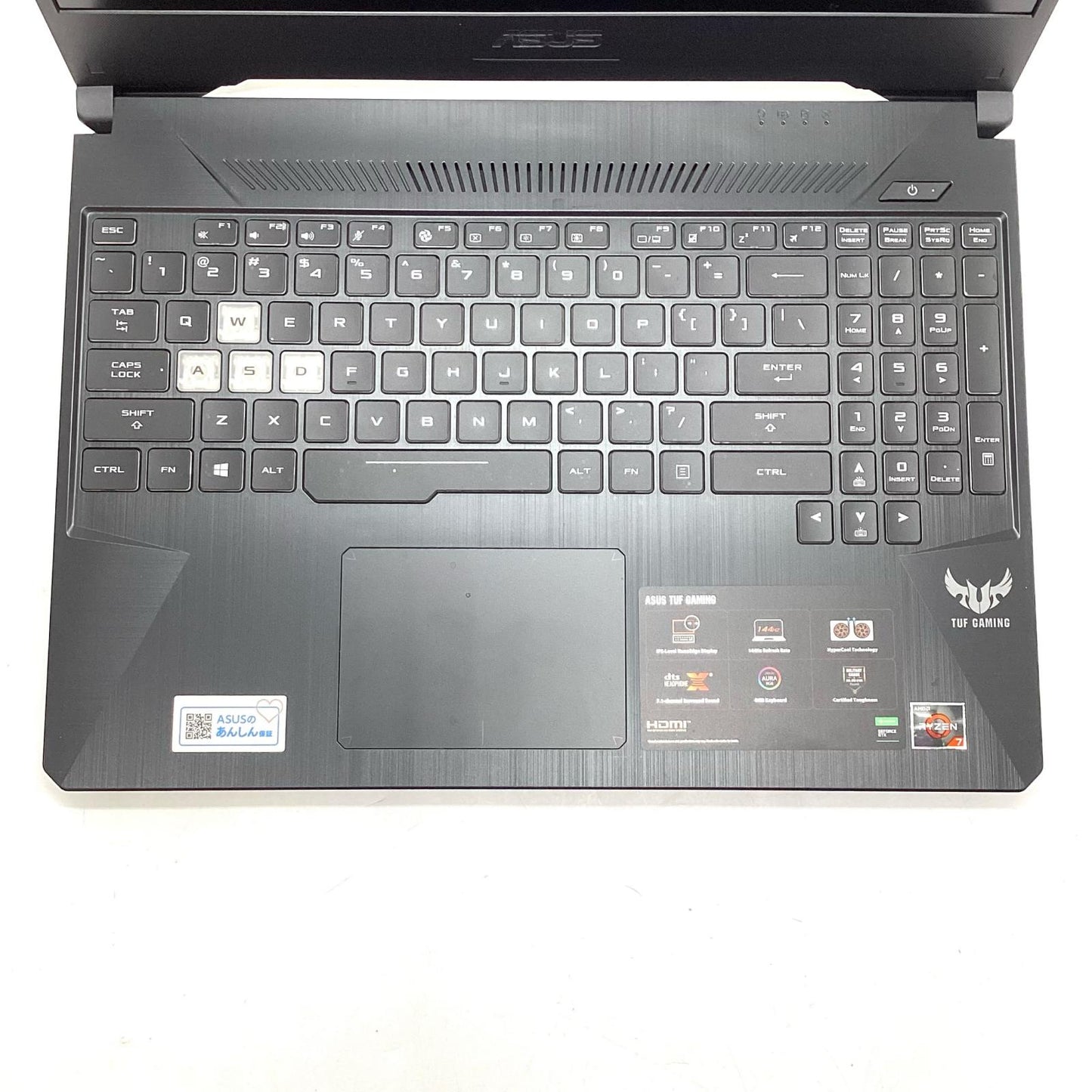 【最速発送】ASUS TUF Gaming FX505D Ryzen 7 3750H 16GB SSD 512GB GTX 1650 68.4%【難有】