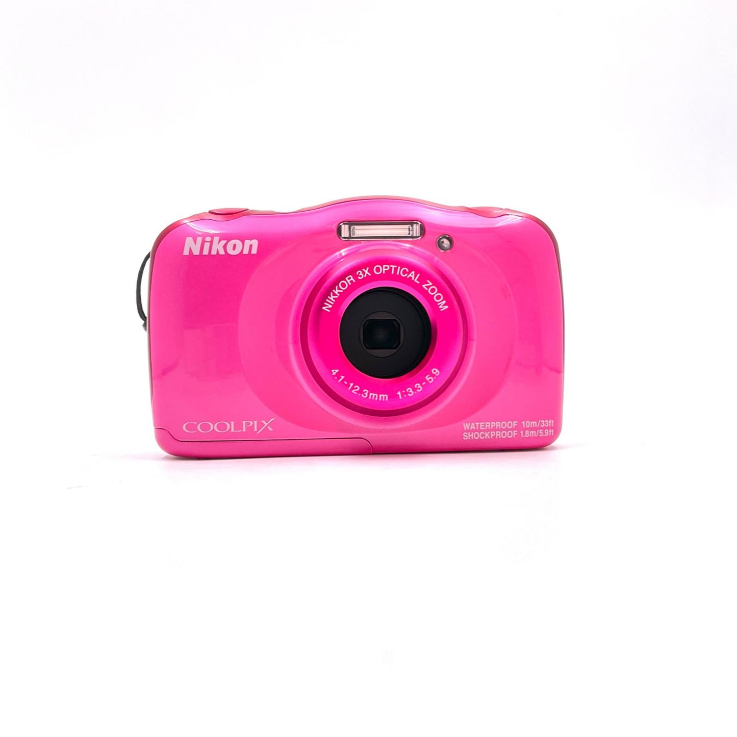 【全額返金保証】【最速発送】Nikon コンパクトデジタルカメラ COOLPIX W100 [ピンク] 美品 動作確認済