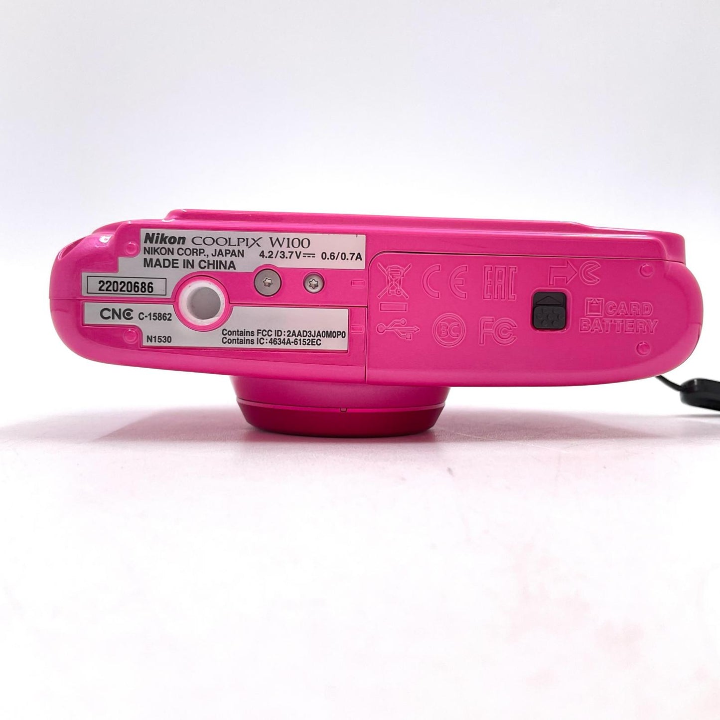 【全額返金保証】【最速発送】Nikon コンパクトデジタルカメラ COOLPIX W100 [ピンク] 美品 動作確認済