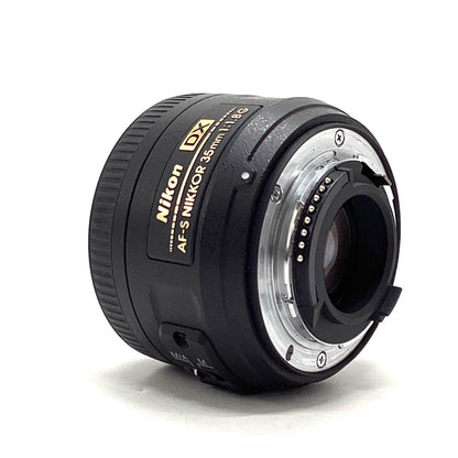 【全額返金保証】【最速発送】Nikon AF-S DX NIKKOR 35mm f/1.8G 美品 動作確認済