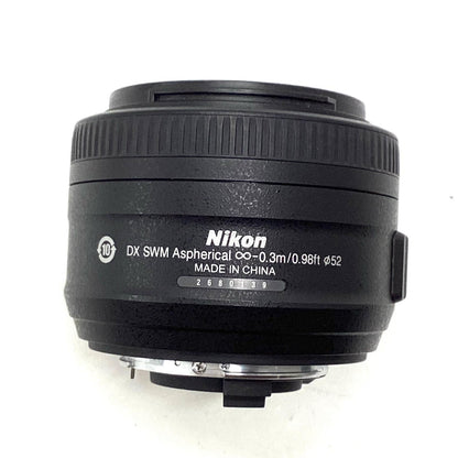 【全額返金保証】【最速発送】Nikon AF-S DX NIKKOR 35mm f/1.8G 美品 動作確認済