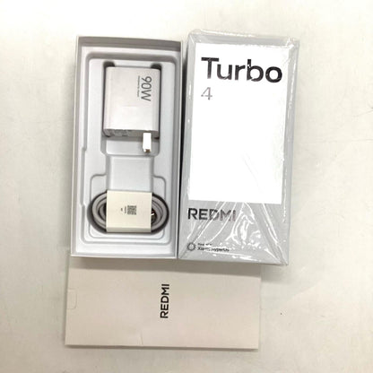 【全額返金保証】【最速発送】Xiaomi Redmi Turbo 4 256GB SIMフリー 24129RT7CC 白ロム 超美品 動作確認済