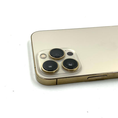 【全額返金保証】【最速発送】Apple iPhone iPhone 13 Pro Max 256GB ゴールド au 動作確認済 85%