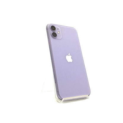 【最速発送】Apple iPhone iPhone 11 64GB パープル au 白ロム【難有】 86%