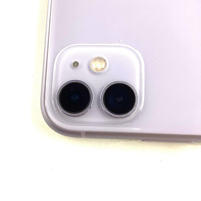 【最速発送】Apple iPhone iPhone 11 64GB パープル au 白ロム【難有】 86%