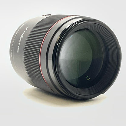 【全額返金保証】【最速発送】YONGNUO YN85mm F1.8S DF DSM Eマウント ブラック 美品 動作確認済