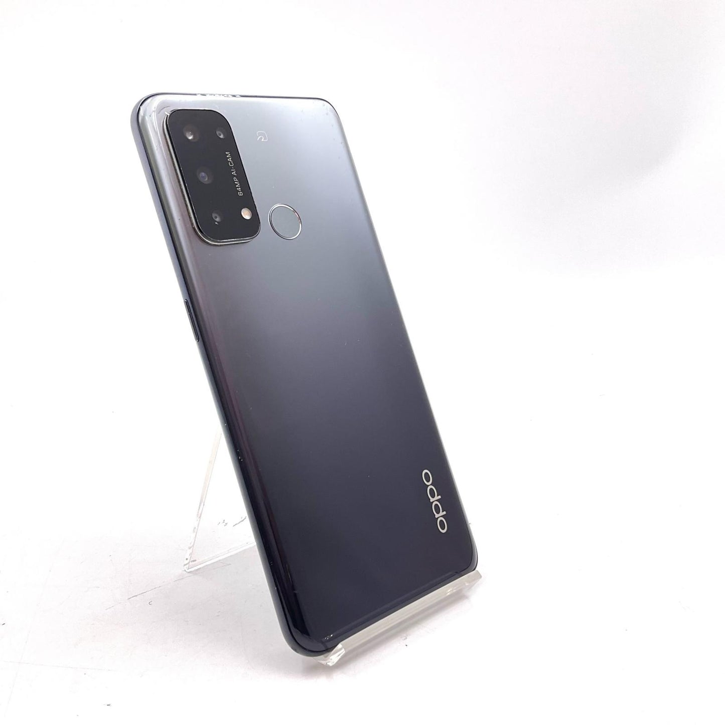 【全額返金保証】【最速発送】OPPO Reno 5 A 128GB シルバーブラック 楽天モバイル CPH2199 白ロム 動作確認済