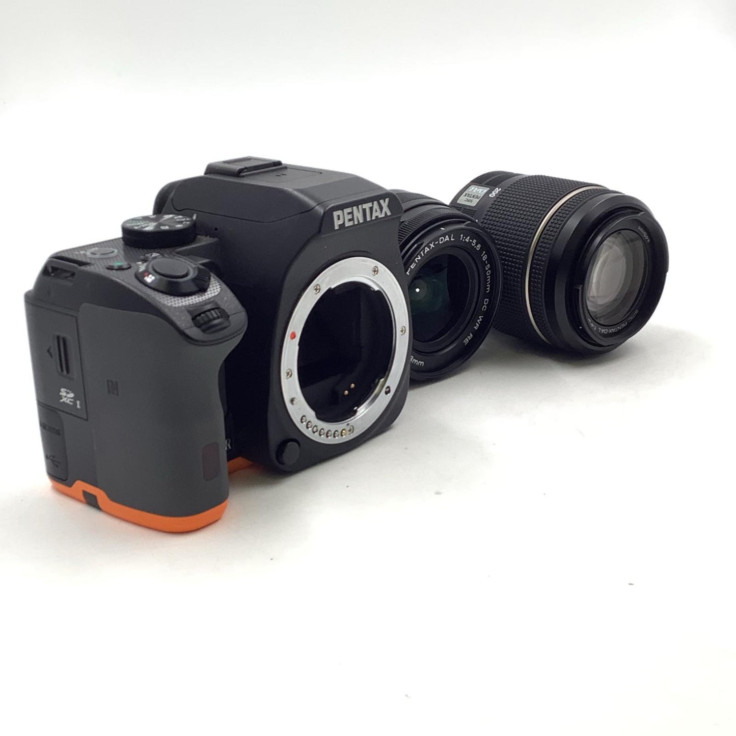 【全額返金保証】【最速発送】PENTAX デジタル一眼 K-S2 ダブルズームキット [ブラック×オレンジ] ブラック×オレンジ 美品 動作確認済