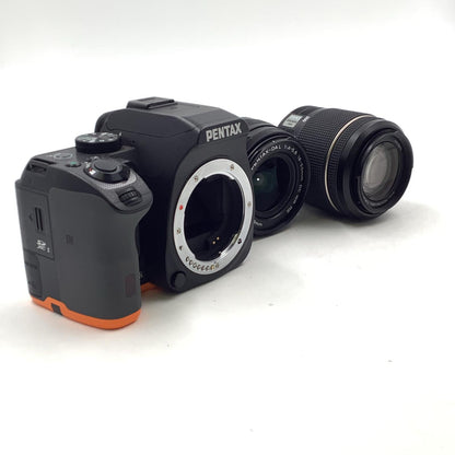 【全額返金保証】【最速発送】PENTAX デジタル一眼 K-S2 ダブルズームキット [ブラック×オレンジ] ブラック×オレンジ 美品 動作確認済