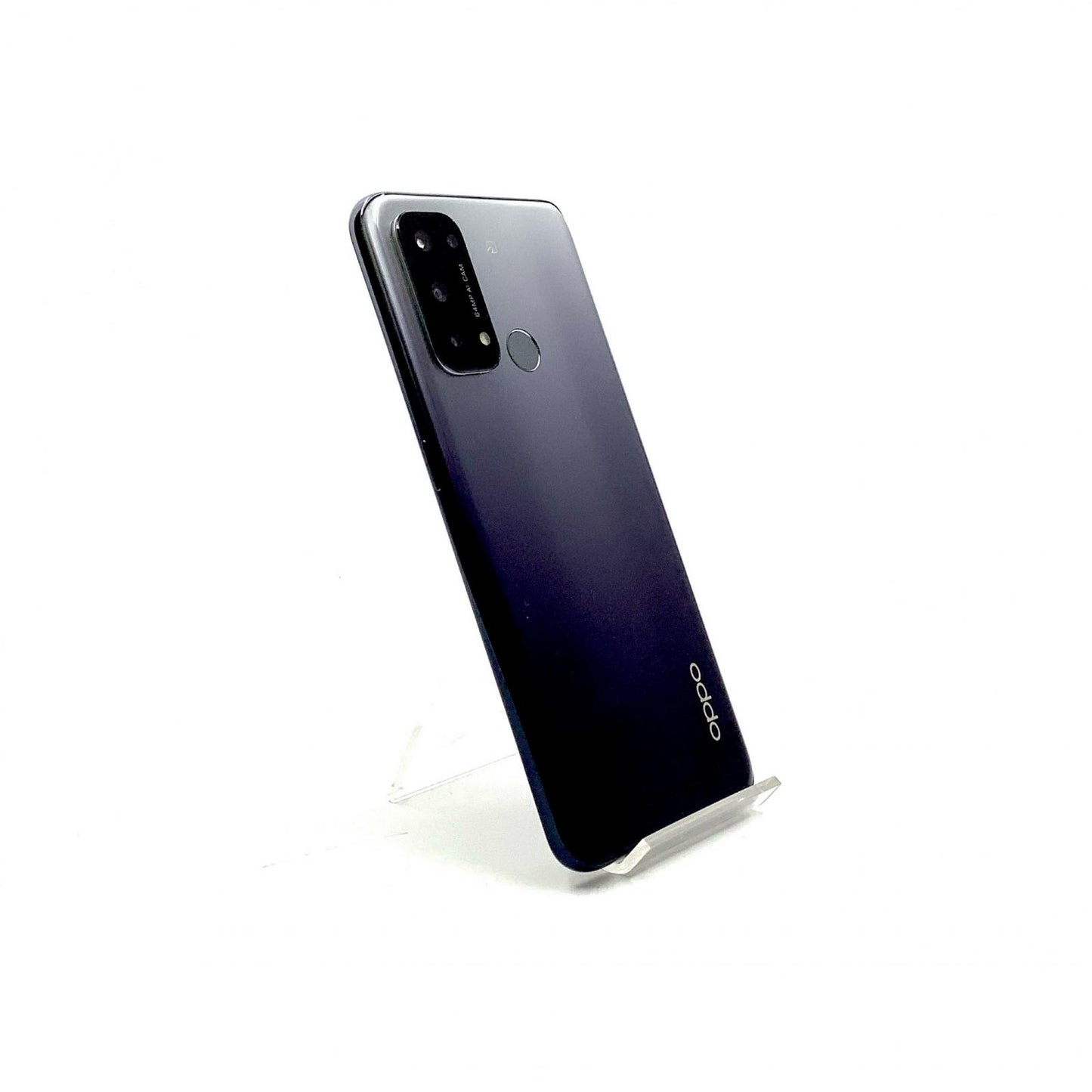 【全額返金保証】【最速発送】OPPO Reno 5 A 128GB シルバーブラック Softbank A101OP 白ロム 動作確認済