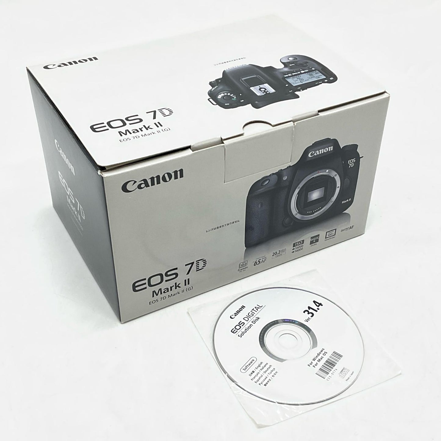 【全額返金保証】【最速発送】Canon デジタル一眼 EOS 7D Mark II ボディ ブラック 美品 動作確認済