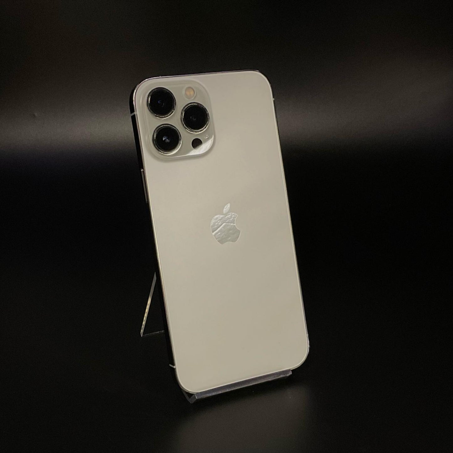 【全額返金保証】【最速発送】Apple iPhone iPhone Pro Max 13 Pro Max 128GB シルバー au SIMフリー 白ロム 美品 動作確認済 80%