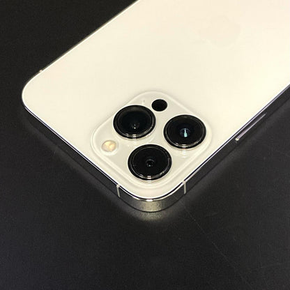【全額返金保証】【最速発送】Apple iPhone iPhone Pro Max 13 Pro Max 128GB シルバー au SIMフリー 白ロム 美品 動作確認済 80%