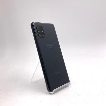 【全額返金保証】【最速発送】SAMSUNG Galaxy A51 5G 128GB プリズム ブリックス ブラック docomo SC-54A 白ロム 美品 動作確認済