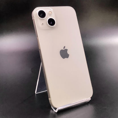 【全額返金保証】【最速発送】Apple iPhone iPhone 13 128GB スターライト 白ロム 美品 動作確認済 80%