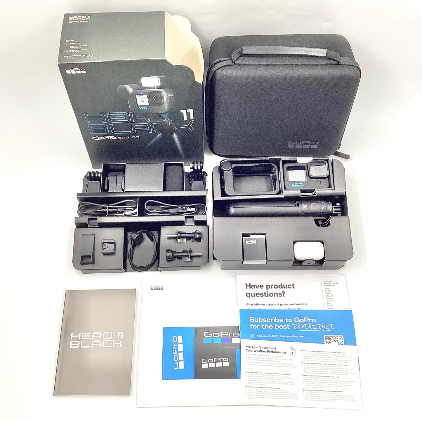【全額返金保証】【最速発送】GoPro HERO11 BLACK Creator Edition 美品 動作確認済