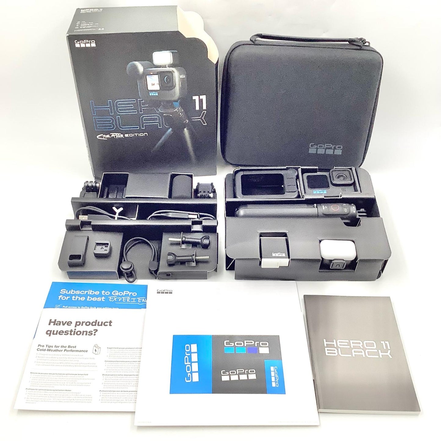 【全額返金保証】【最速発送】GoPro HERO11 BLACK Creator Edition 美品 動作確認済