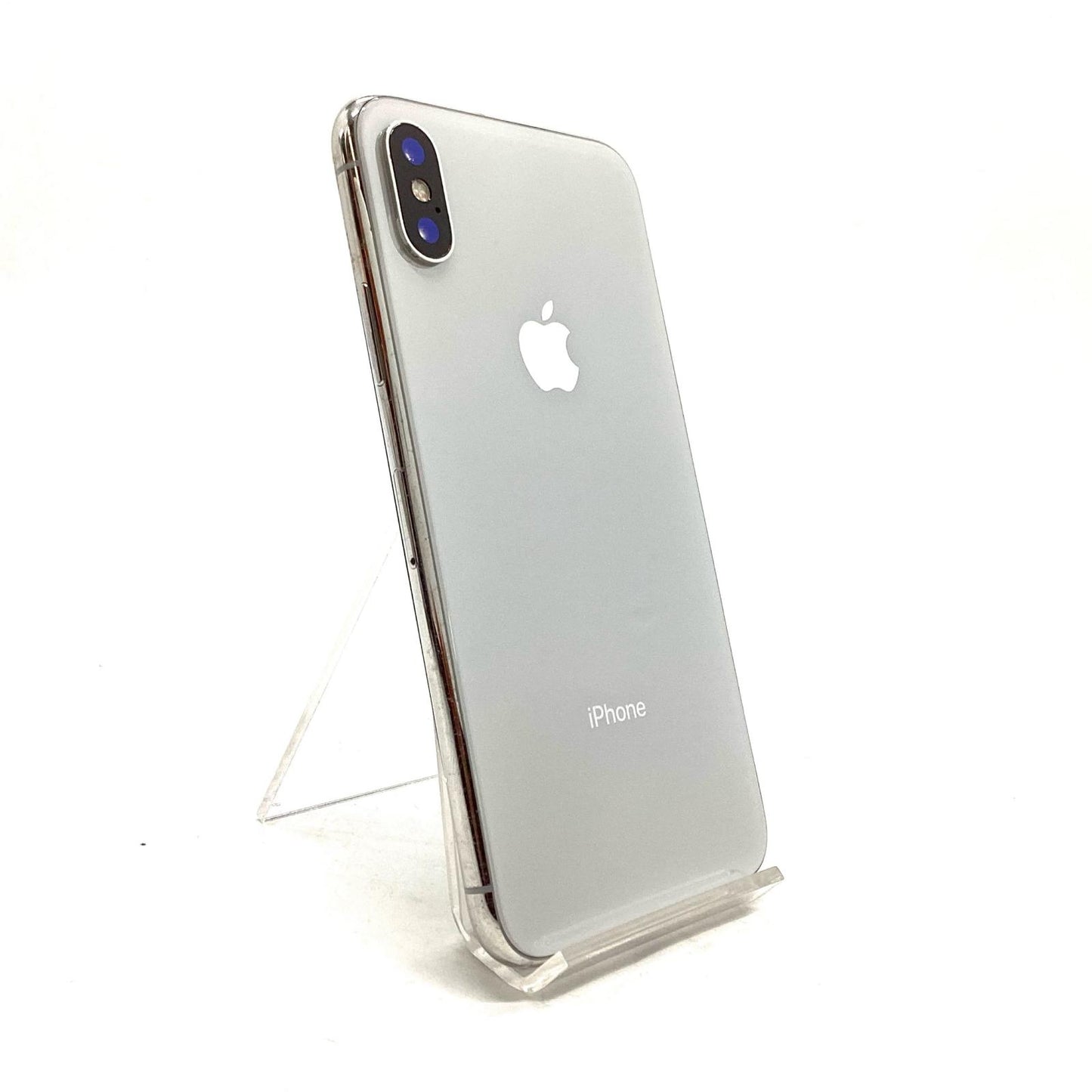 【全額返金保証】【最速発送】Apple iPhone iPhone X 64GB シルバー docomo 白ロム 動作確認済 73%