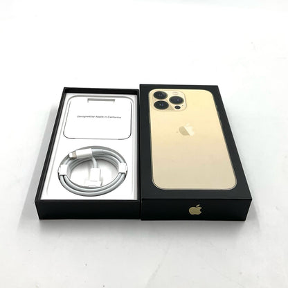 【全額返金保証】【最速発送】Apple iPhone iPhone 13 Pro 128GB ゴールド au SIMフリー 白ロム 動作確認済 74%