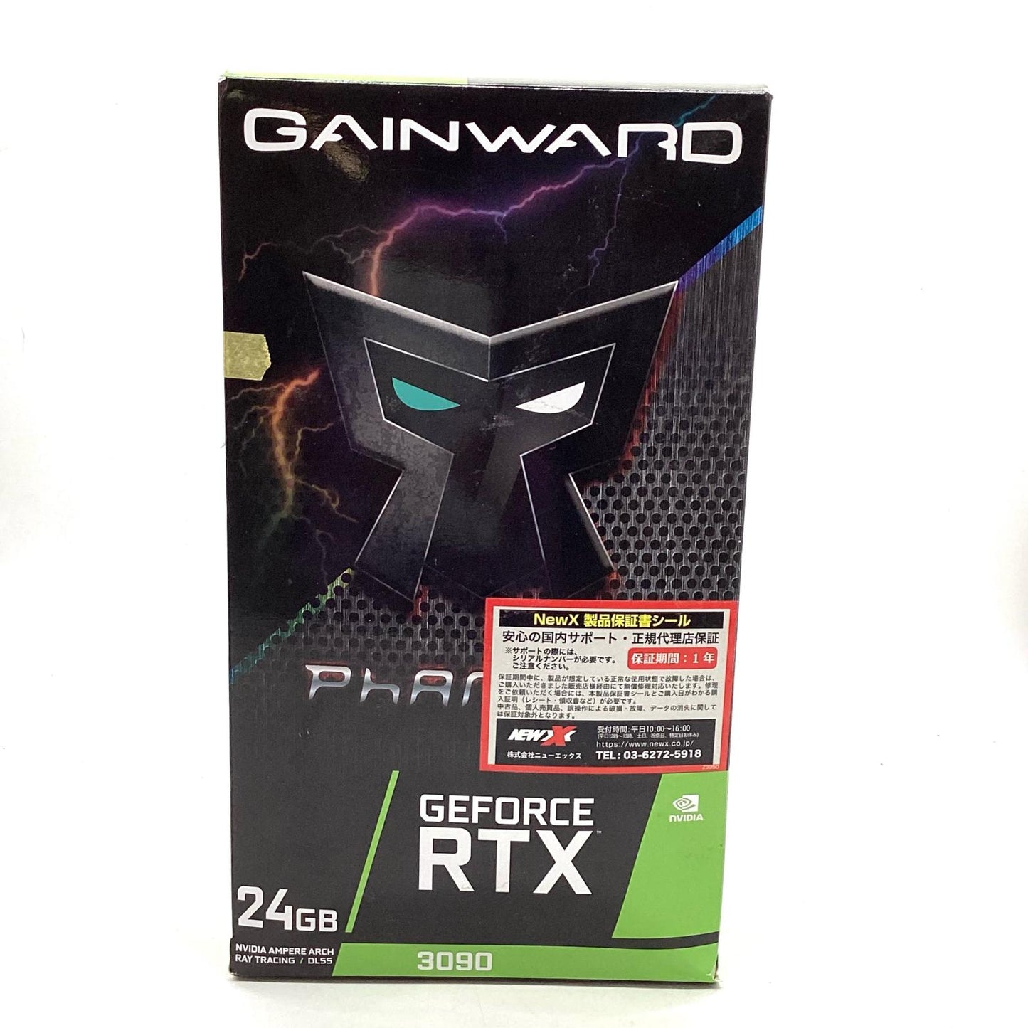 【全額返金保証】【最速発送】GAINWARD グラフィックボード RTX 3090 PHANTOM 24GB GDDR6X 384bit 3-DP HDMI 美品 動作確認済