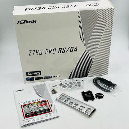 【全額返金保証】【最速発送】ASRock マザーボード Z790 Pro RS/D4 美品 動作確認済