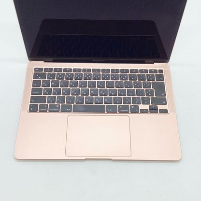 【全額返金保証】【最速発送】Apple MacBook Air 13.3インチ 2020 M1 8GB 256GB ゴールド 94% 美品 動作確認済