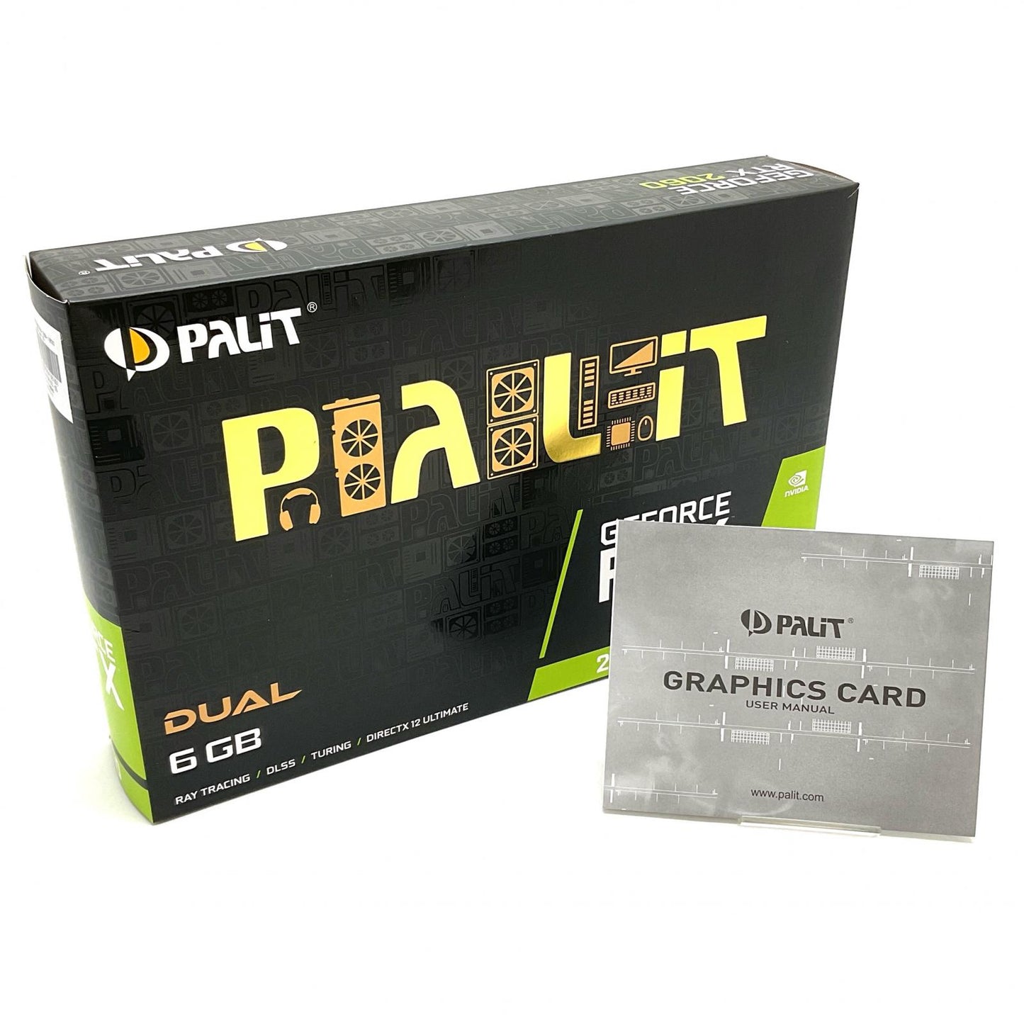 【全額返金保証】【最速発送】Palit Microsystems グラフィックボード GeForce RTX 2060 Dual 6GB NE62060018J9-1160A-1 超美品 動作確認済