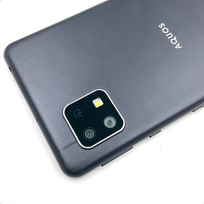 【全額返金保証】【最速発送】SHARP AQUOS sense4 basic 64GB ブラック Y!mobile A003SH 白ロム 動作確認済