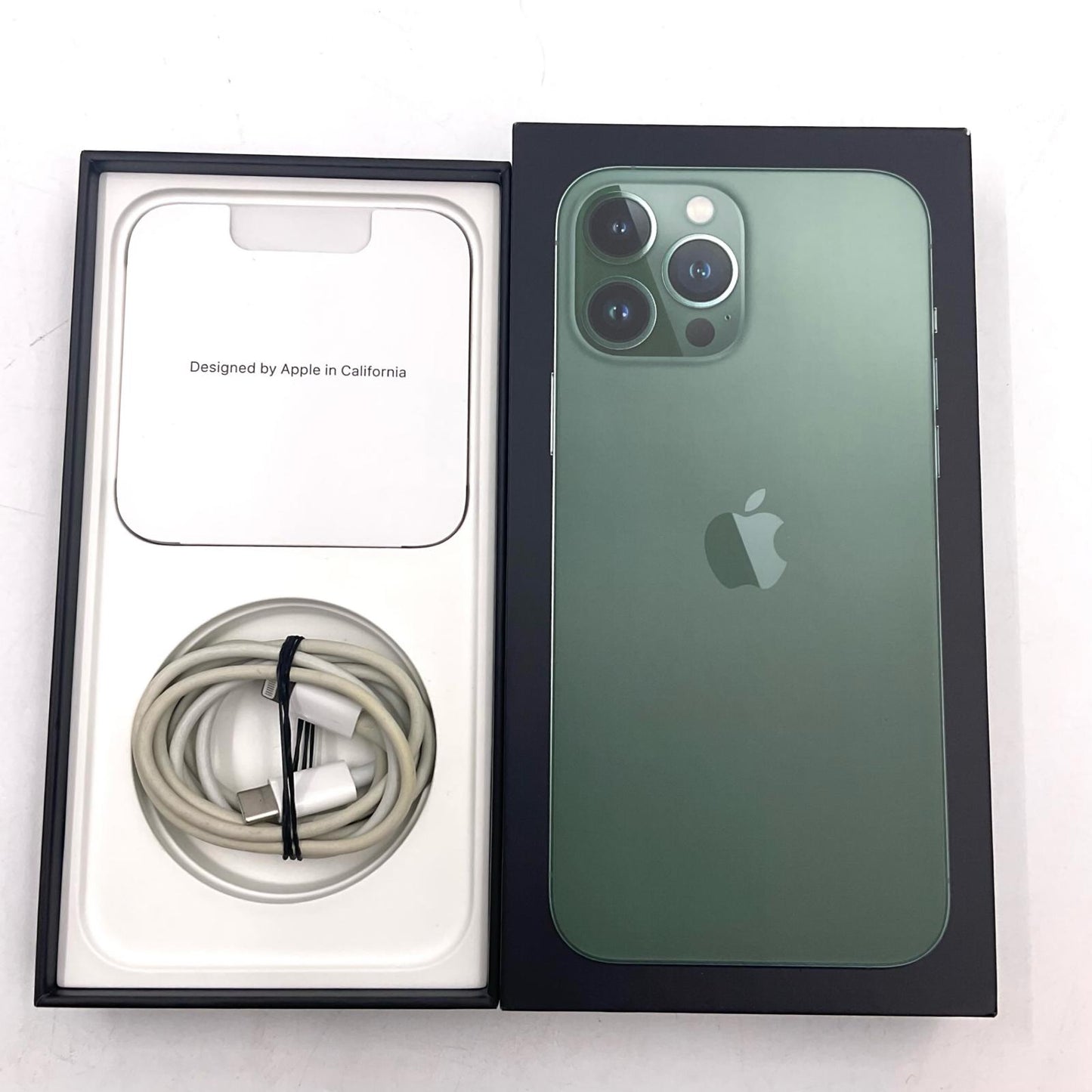 【全額返金保証】【最速発送】Apple iPhone iPhone 13 Pro Max 256GB アルパイングリーン docomo SIMフリー 白ロム 動作確認済 79%
