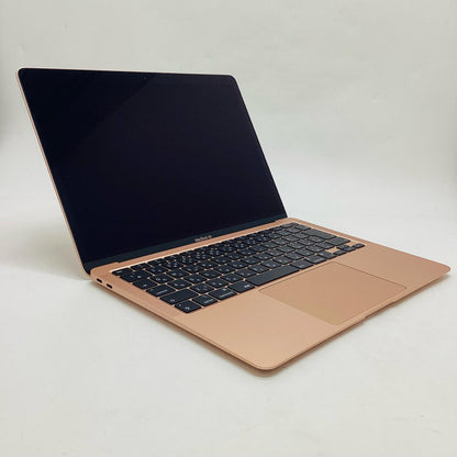 【全額返金保証】【最速発送】Apple MacBook Air 13.3インチ 2020 M1 8コア 16GB 256GB ゴールド 100% 美品 動作確認済