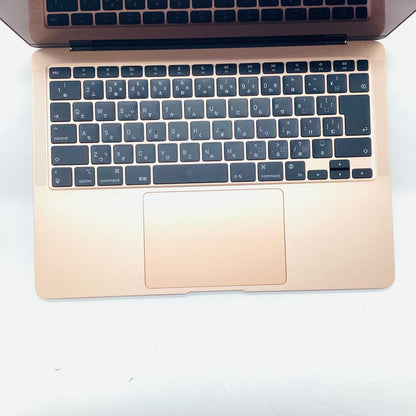 【全額返金保証】【最速発送】Apple MacBook Air 13.3インチ 2020 M1 8コア 16GB 256GB ゴールド 100% 美品 動作確認済