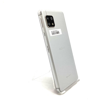 【全額返金保証】【最速発送】SHARP AQUOS sense4 64GB シルバー SH-M15 動作確認済