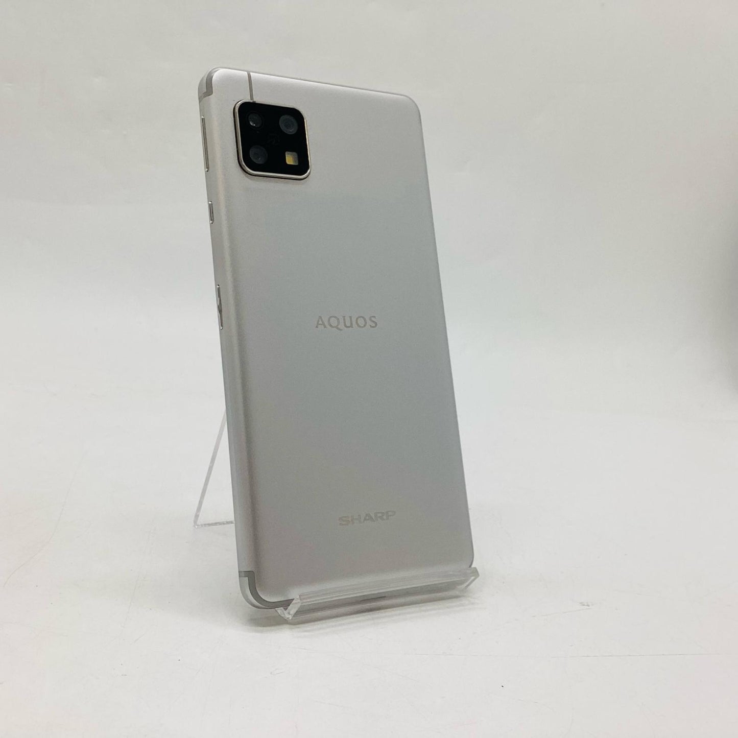 【全額返金保証】【最速発送】SHARP AQUOS sense4 64GB シルバー SIMフリー SH-M15 白ロム 美品 動作確認済