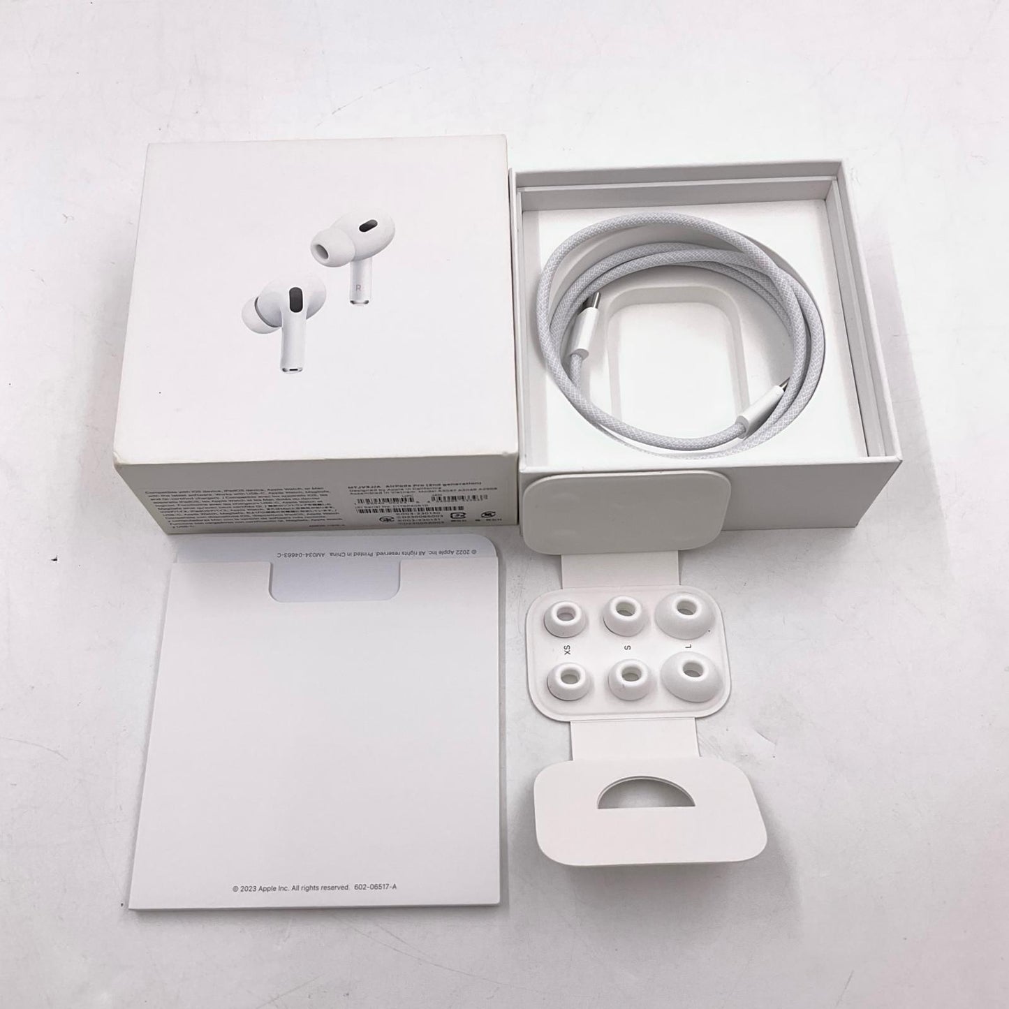 【全額返金保証】【最速発送】Apple AirPods Pro (第2世代) MQD83J/A 美品 動作確認済