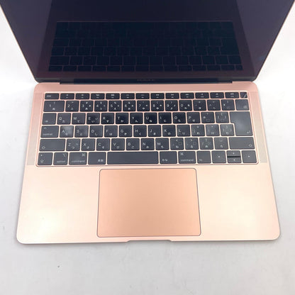 【全額返金保証】【最速発送】Apple MacBook Air 13.3インチ 2018 1.6Gz デュアルコア Intel Core i5 16GB 256GB ゴールド 美品 動作確認済