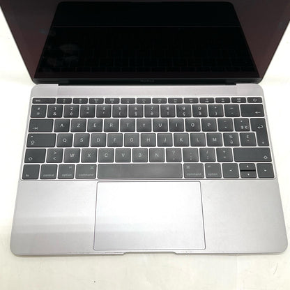 【全額返金保証】【最速発送】Apple MacBook 12インチ 2015 1.1 GHz デュアルコア Intel Core M 8GB 256GB スペースグレイ 美品 動作確認済
