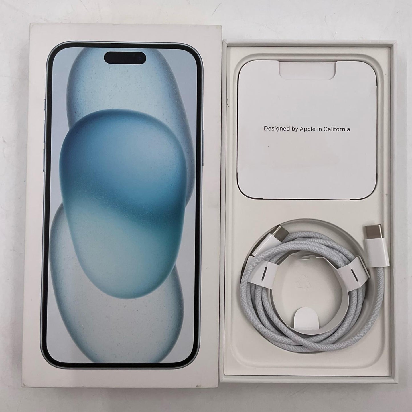 【全額返金保証】【最速発送】Apple iPhone iPhone 15 Plus 128GB ブルー Softbank 白ロム 動作確認済 90%