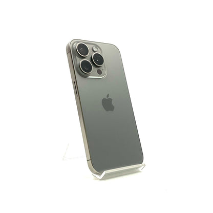 【全額返金保証】【最速発送】Apple iPhone iPhone 15 Pro 128GB ナチュラルチタニウム SIMフリー 白ロム 美品 動作確認済 86%