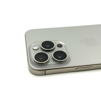 【全額返金保証】【最速発送】Apple iPhone iPhone 15 Pro 128GB ナチュラルチタニウム SIMフリー 白ロム 美品 動作確認済 86%