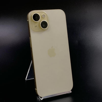 【全額返金保証】【最速発送】Apple iPhone iPhone 15 128GB イエロー Softbank 白ロム 動作確認済 89%