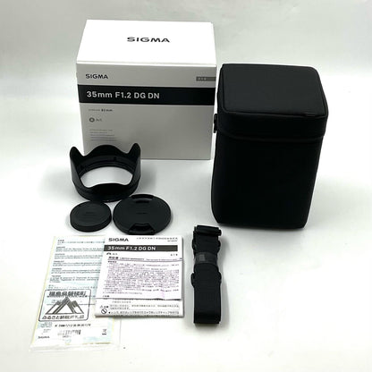 【全額返金保証】【最速発送】SIGMA 35mm F1.2 DG DN [ソニーE用] 新品未開封 即納OK