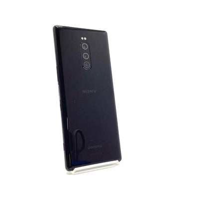 【全額返金保証】【最速発送】Sony Xperia 1 64GB ブラック docomo SO-03L 白ロム 動作確認済