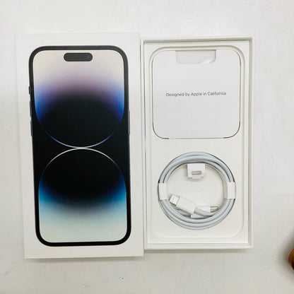 【最速発送】Apple iPhone iPhone 14 Pro 128GB スペースブラック Softbank SIMフリー 白ロム【難有】 78%