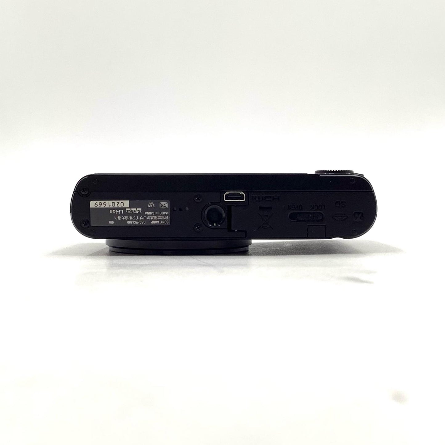 【全額返金保証】【最速発送】Sony コンパクトデジタルカメラ サイバーショット DSC-WX300 (B) [ブラック] 美品 動作確認済