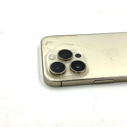 【最速発送】Apple iPhone iPhone 14 Pro 128GB ゴールド Softbank SIMフリー 白ロム【難有】 74%