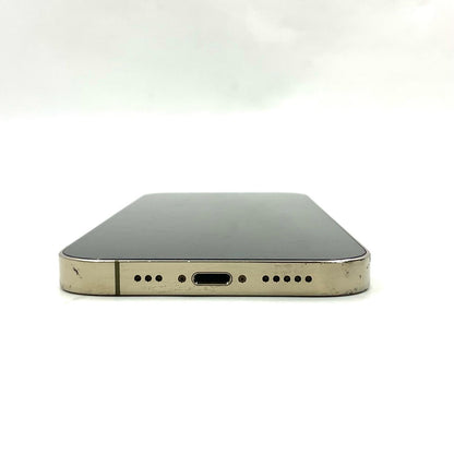 【最速発送】Apple iPhone iPhone 14 Pro 128GB ゴールド Softbank SIMフリー 白ロム【難有】 74%