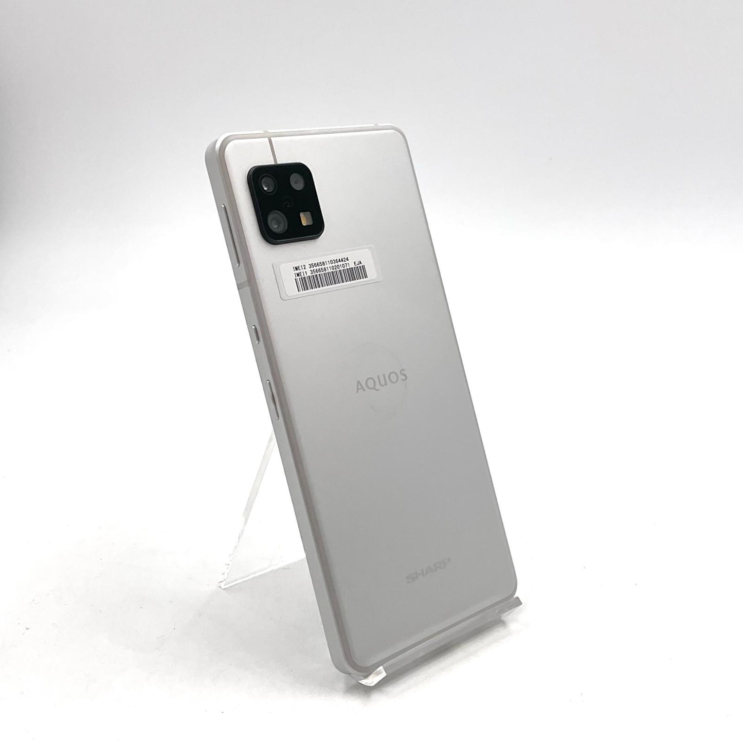 【全額返金保証】【最速発送】SHARP AQUOS sense6 64GB シルバー 楽天モバイル SIMフリー SH-RM19 白ロム 美品 動作確認済